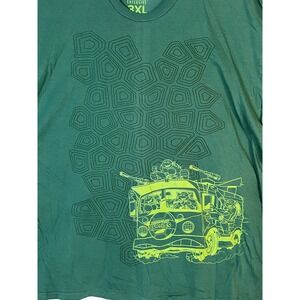 TMNT Teenage Mutant Ninja Turtles‎ Party Wagon Green Mens T-Shirt 3XL